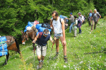 <p>Trekking con i muli - Valnerina - Umbria</p>