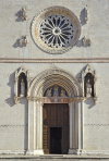 The portal - Basilica of Saint Benedict - Norcia